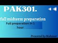 pak301 midterm preparation 2023| lecture 1,2,3,4,5,6,7,8,9,10 and 11 learn like a story |by Mahnoor