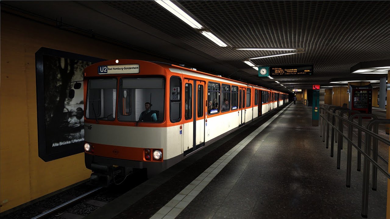 Lets Test Train Simulator 2016 [60 FPS] Der U2 Wagen von Railtraction