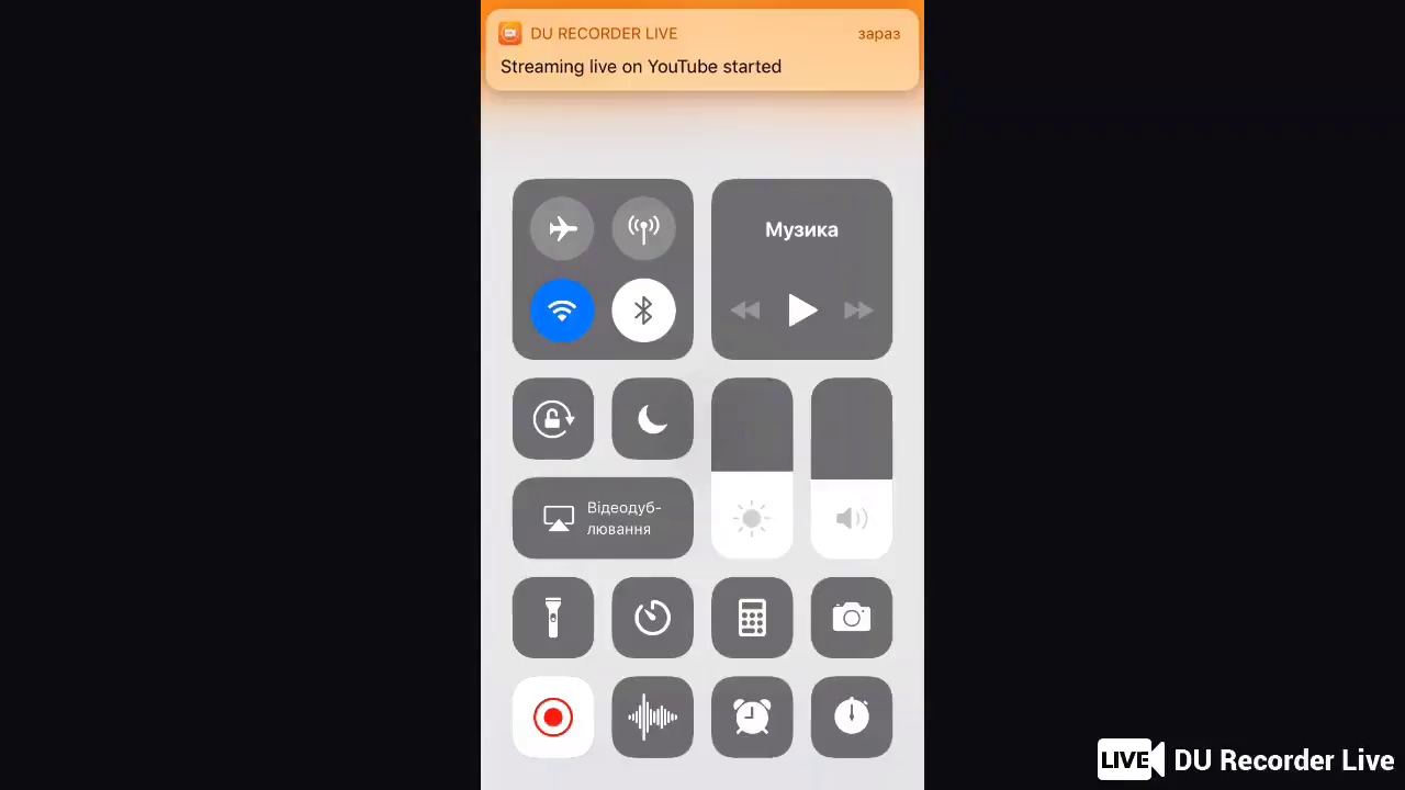 Livestream via DU Recorder Live