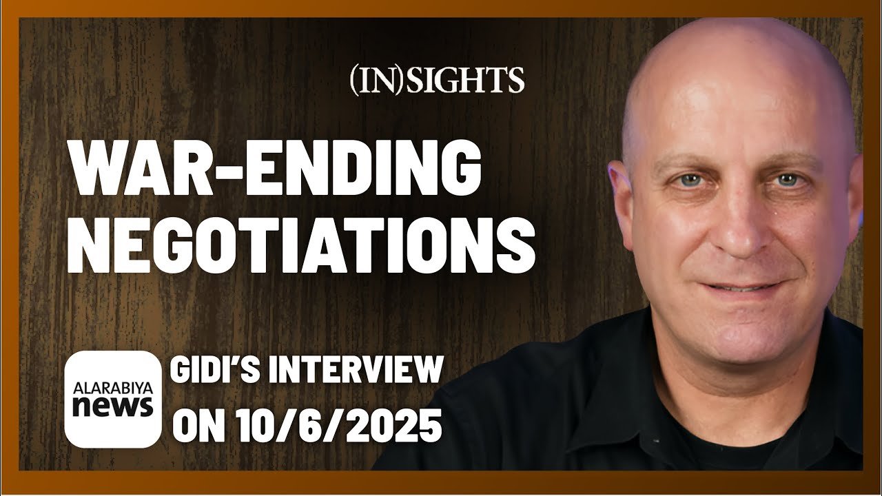 Israel-Hamas War-Ending Negotiations - Gidi Grinstein on Al Arabiya 10/6/2025