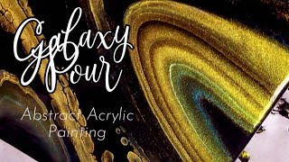 🪐 Unlocking the SECRETS for Stunning GALAXY Pours / Step by Step Fluid Acrylic Painting (299)