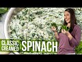 Classic Creamed Spinach