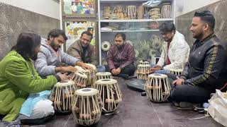 Pandit Yogesh Samsi Desciple Yashwant Vaishnav Youngest Top Tabla Player At Qasim Niazi Tabla Maker