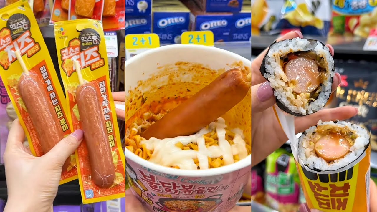 Возвращение корейской девушки из магазина шаговой доступности: обзор 10 самых популярных товаров ...