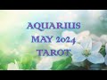 Aquarius May 2024 Tarot Reading - Abundance coming in for you!