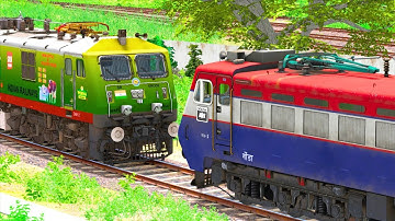 WAG7 LOCOMOTIVE CHANGE WAP7 ELECTRIC | BUMPY RAILROAD | Train Simulator | Railworks 3 | NTG GAMING