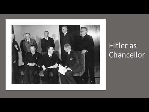 Adolf Hitler Becomes Chancellor