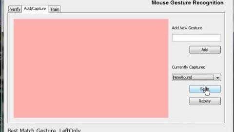 Mouse Gesture Recognition Using Hidden Markov Model - Java Source Code