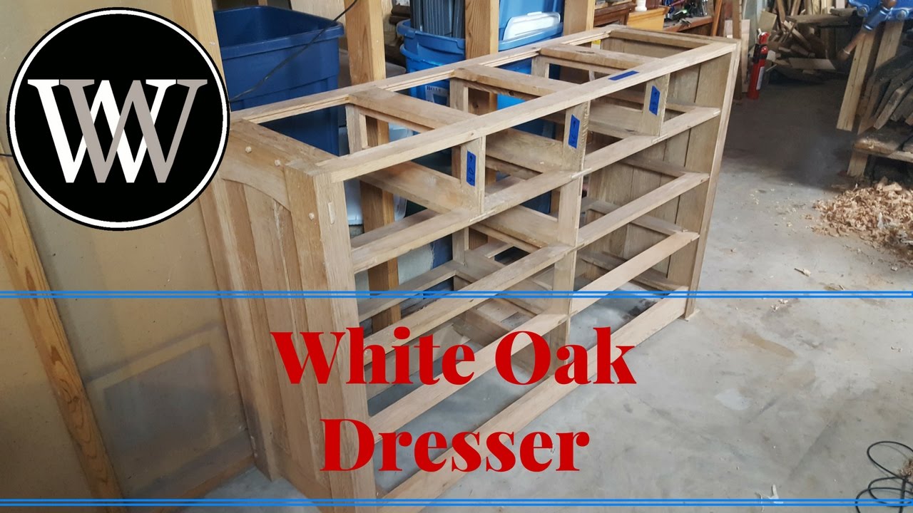 Hand Tool White Oak Dresser Part 6 Carcass Frame Mission ...