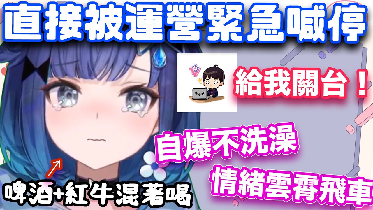 【神回】喝醉以後情緒不穩的Kokage，全程又哭又笑導致運營直接私訊喊停ww【紡木こかげ /VSPO翻譯】