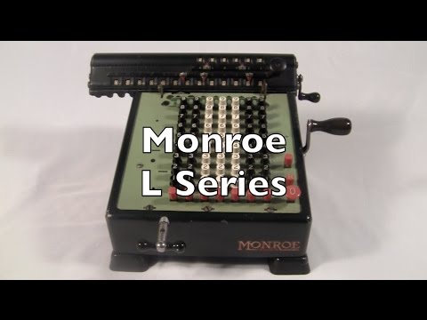 Monroe L series adding machine Review / HowTo