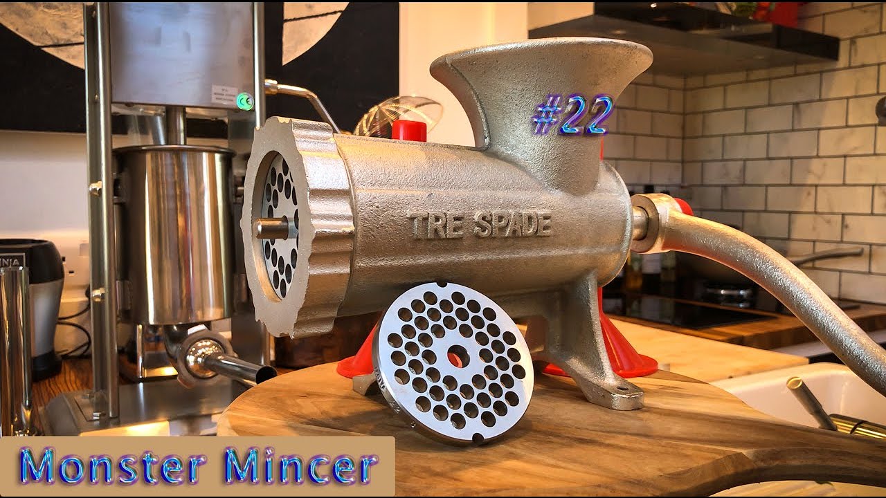 Belichamen partij Indiener Tre Spade MEAT GRINDER MINCER #22 REVIEW - YouTube