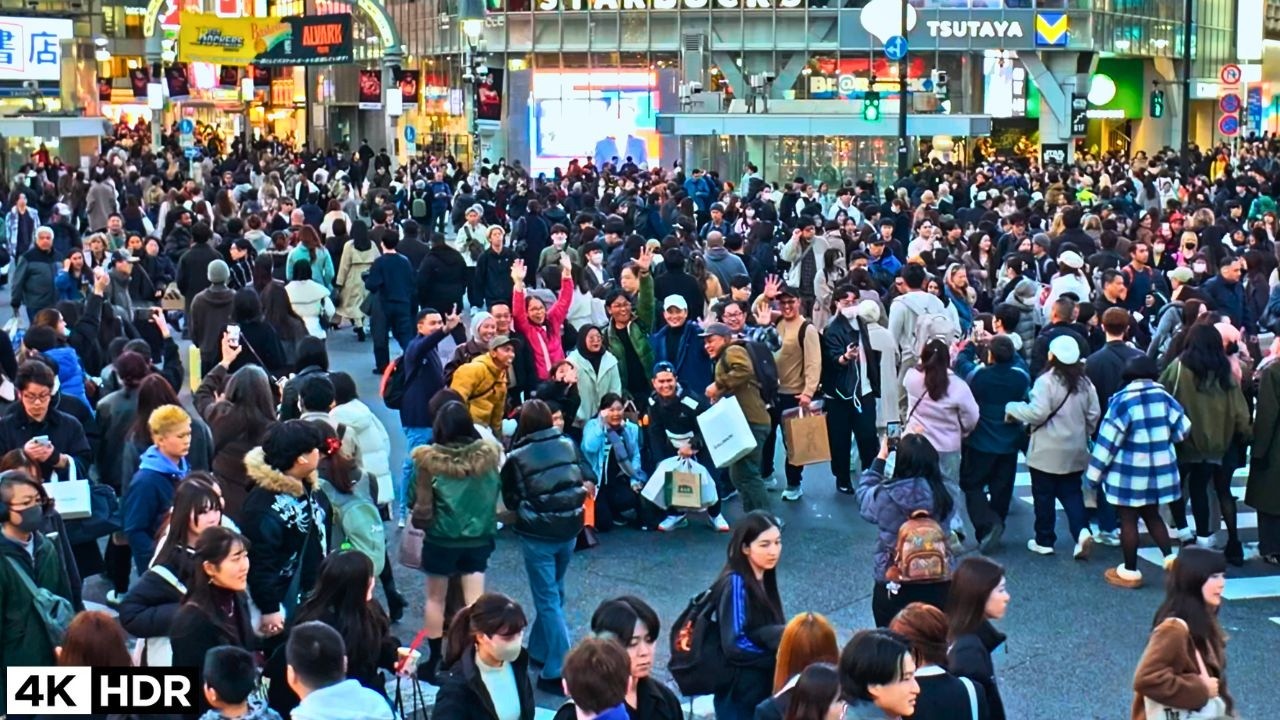 😆Why Is This Just a Crossing So Much Fun?! | Shibuya Crossing in Tokyo Jp  2026 4kHDR