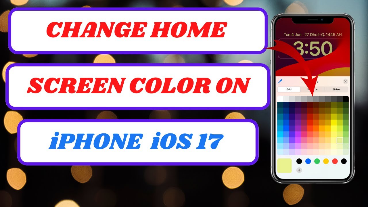 How To Change Home Screen Color On Iphone how To Change Font Color On