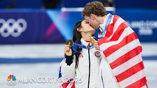 Happy Valentine's Day! Most romantic moments at the Milan Cortina Winter Olympics | NBC Sports