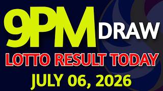 Lotto Result Today 9pm draw July 06, 2026 Monday PCSO