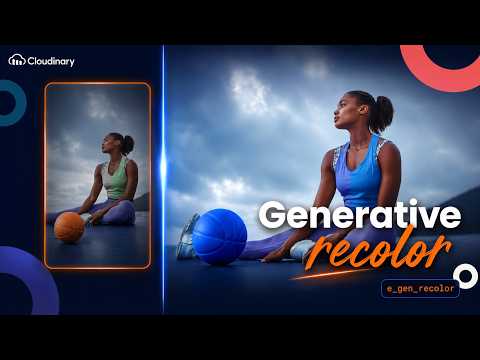 How to Automatically Recolor Products with Cloudinary Generative AI