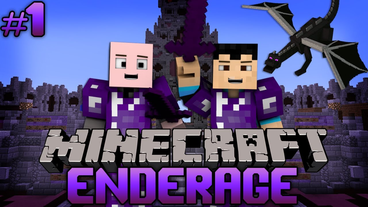 Minecraft Ender Age Factions Mod - EP 1 - FLYING ENDERDRAGONS