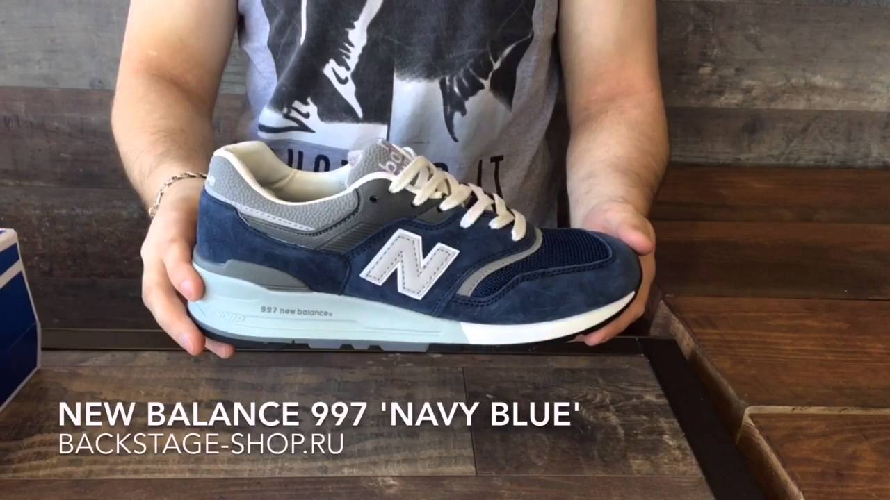 New Balance 997 'Navy Blue' - YouTube