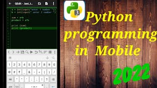 How to do python programming in Mobile For free (Easy) - using Qpython 3L 2023 || Phone me coding screenshot 2