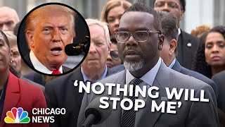 Chicago mayor responds to Trump's National Guard threat: 'We will defend our democracy'
