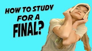 How to STUDY for a Final 💯in 3 Days 🅰️  NEW Tutorial 2019