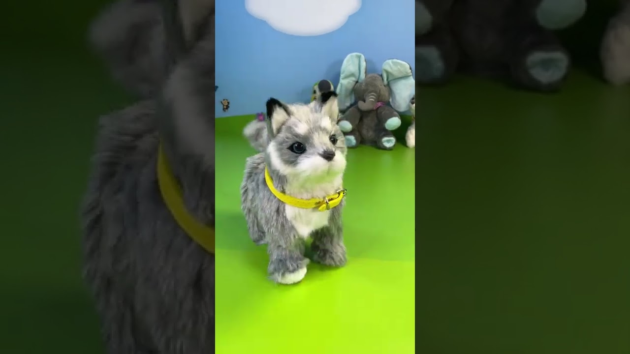 Furry Walking Dog Toy 