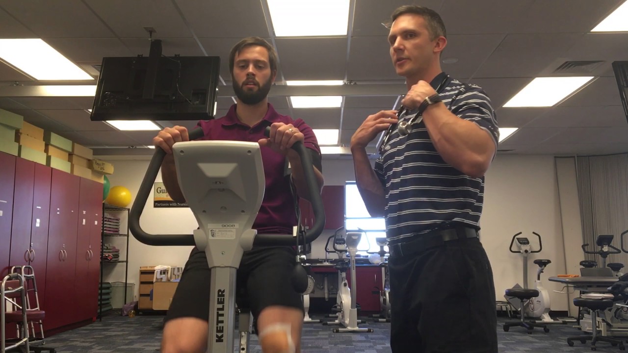 Charnley Slack Astrand Submaximal Cycle Ergometer Test - YouTube
