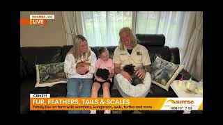 Josh Amber and Ashlee on Ch7 Sunrise July 2026