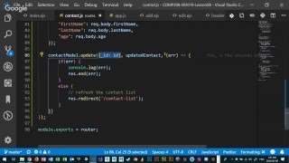 COMP308 - W2019 - Lesson 5 - Part 2 - Express CRUD - Part 2