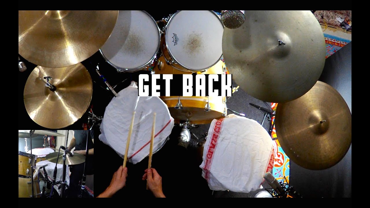 Get Back Drum Cover Isolated Drums YouTube