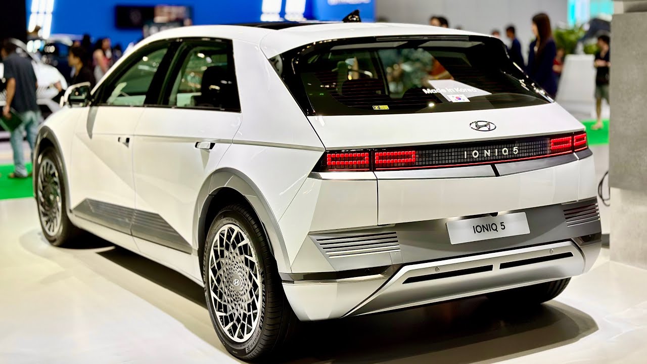 New Hyundai IONIQ 5 ( 2024 ) - Luxury EV Crossover | White Color - YouTube