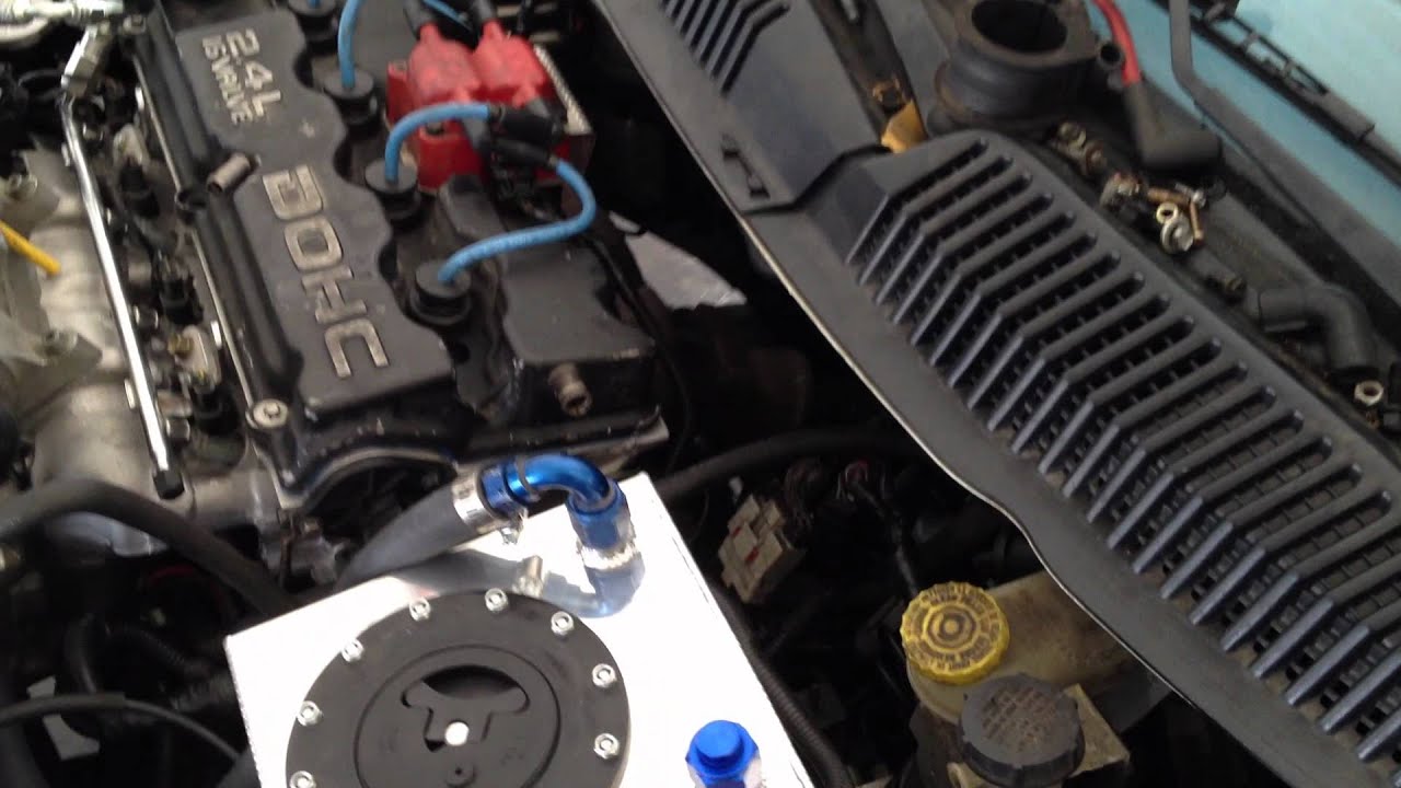 First startup! 2002 Neon RT with 2.4 engine and Eaton M62 supercharger YouTube