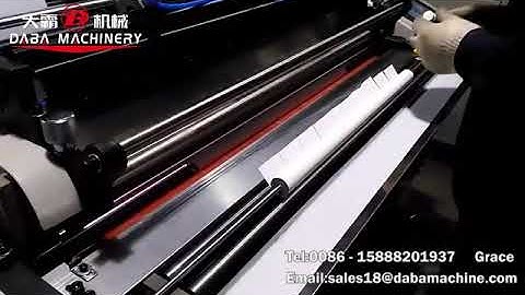 Automatic thermal paper slitting machine cash register paper roll rewinding slitter machine