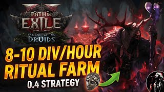[POE 2] Farm 8-10 Div/Hour with RITUAL - 0.4 Farming Strategy Guide Path of Exile 2