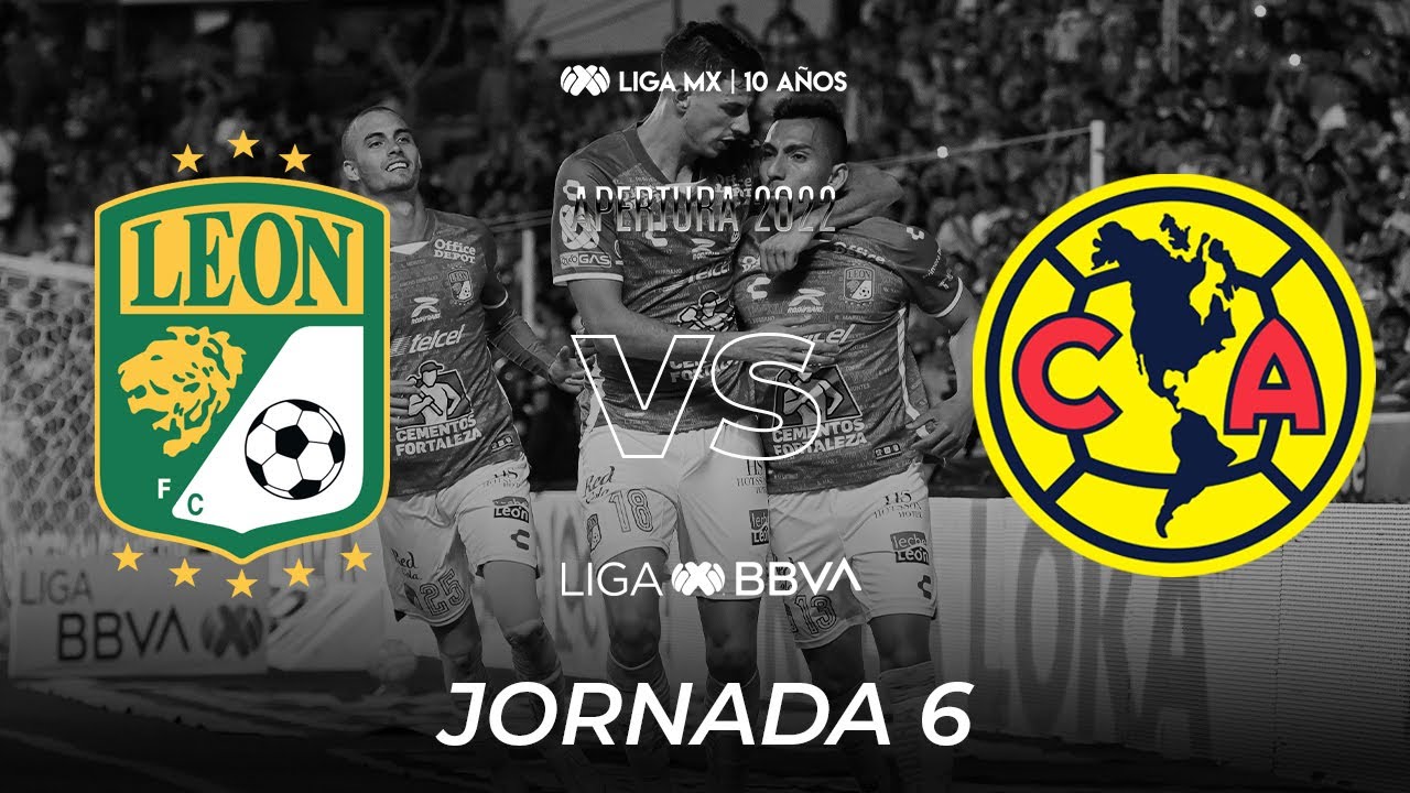 Resumen y Goles | León vs América | Liga BBVA MX | Apertura 2022 - Jornada  6 - YouTube