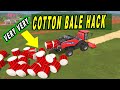 Farming Simulator 17: Cotton Bale Hack!!!🤪 Very Very Cotton Bales Making!!!