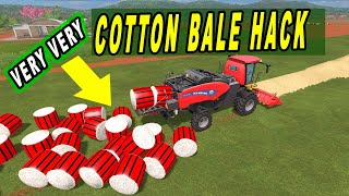 Farming Simulator 17 Cotton Bale Hack Very Very Cotton Bales Making 