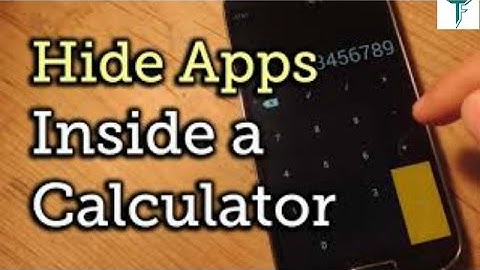 How to Hide Apps in a Calculator App [Android] || Tech Fest