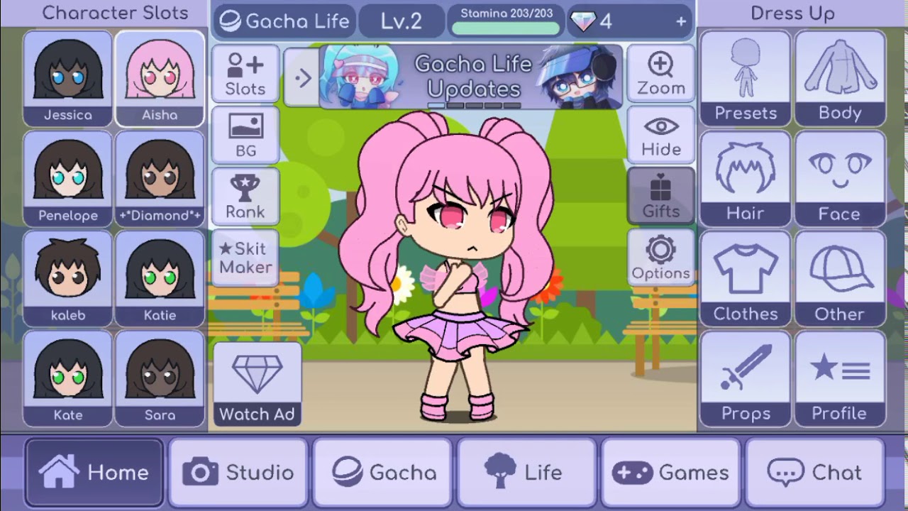 Glitch in Gacha life.