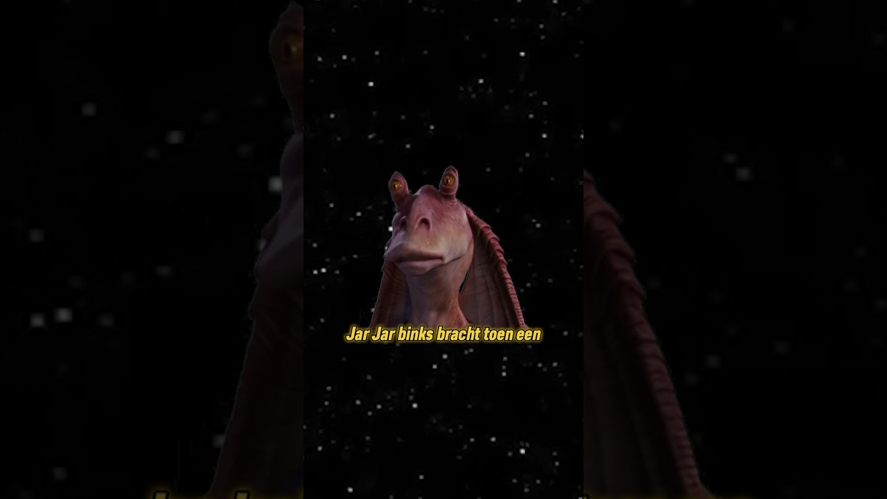 Star wars theory: JAR JAR is verantwoordelijk VOOR HET EINDE VAN DE JEDI?! #jarjar #jedi #starwars