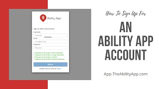 How To Sign Up For An Ability App Account screenshot 5