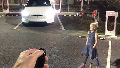 Tesla Model X Key Fob Hidden Feature
