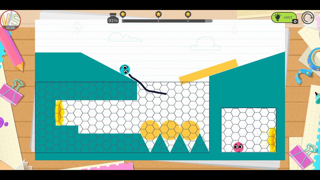 Love Balls Level 412 Solution 3 Stars