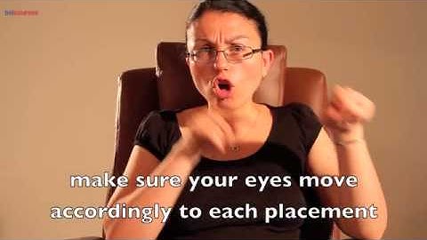 Level 2 Certificate in BSL Studies - Visual Placements (demo clip)