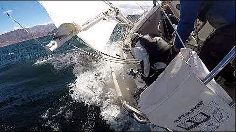 Spring series #1 3/3/2019 Sailboat race Lake Mead nevada Yacht Club