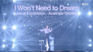 Jude York -  I Won&#39;t Need to Dream (Live at Eurovision Australia Decides 2022)