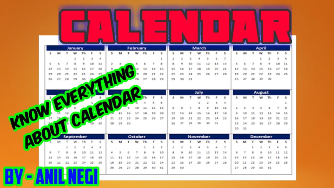 Calendar How to solve the problems of Calendar? YouTube