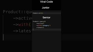 Laravel Developer | One Line vs Professional Code 🤯 #shorts
