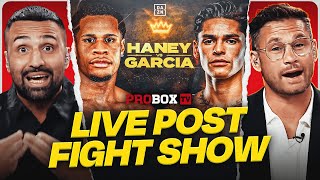 Haney Vs Garcia Live Post Fight Recap